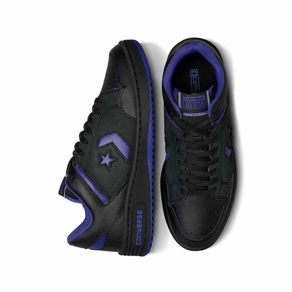 Converse Weapon Leather Black Night Indigo Blue Men's Shoes Sneakers SZ 10 NEW - Picture 14 of 14